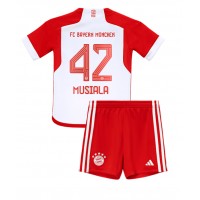 Maglie da calcio Bayern Munich Jamal Musiala #42 Prima Maglia Bambino 2023-24 Manica Corta (+ Pantaloni corti)